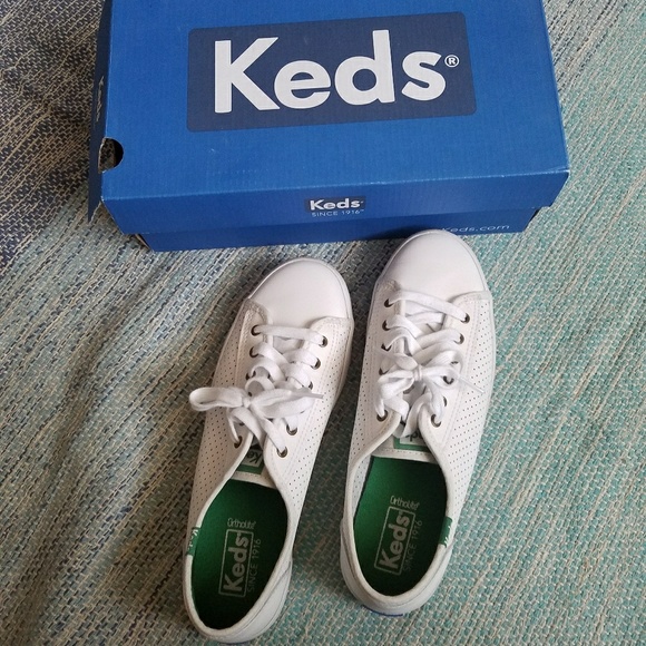 women's kickstart leather keds